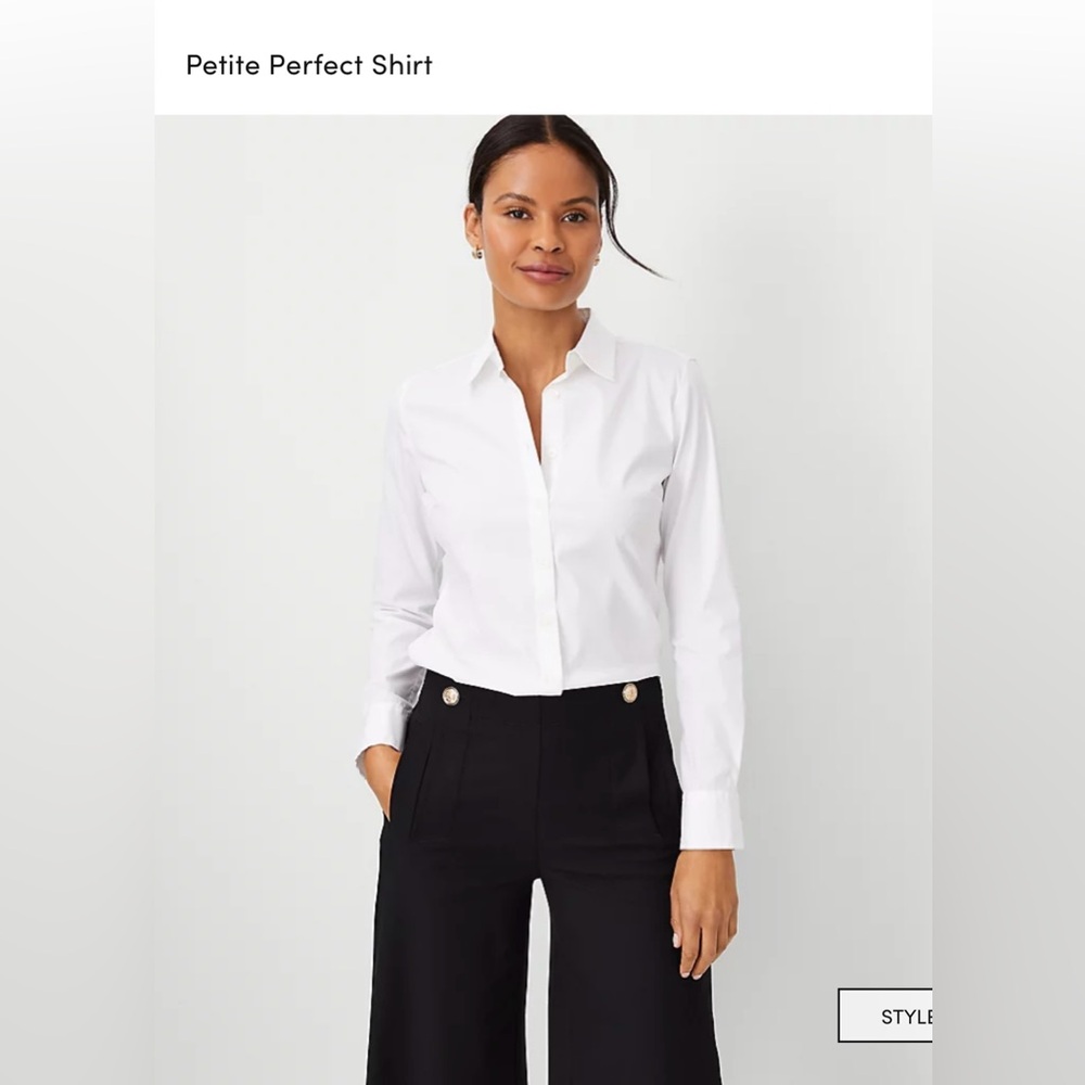 Ann Taylor perfect shirt 🤍